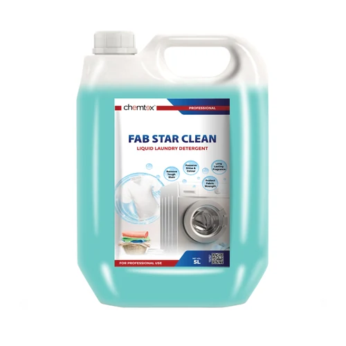 Chemtex Fab Star Clean — Laundry Liquid Detergent, 5L