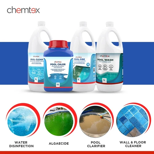 Swimming Pool Maintenance Chemicals — Combo Pack