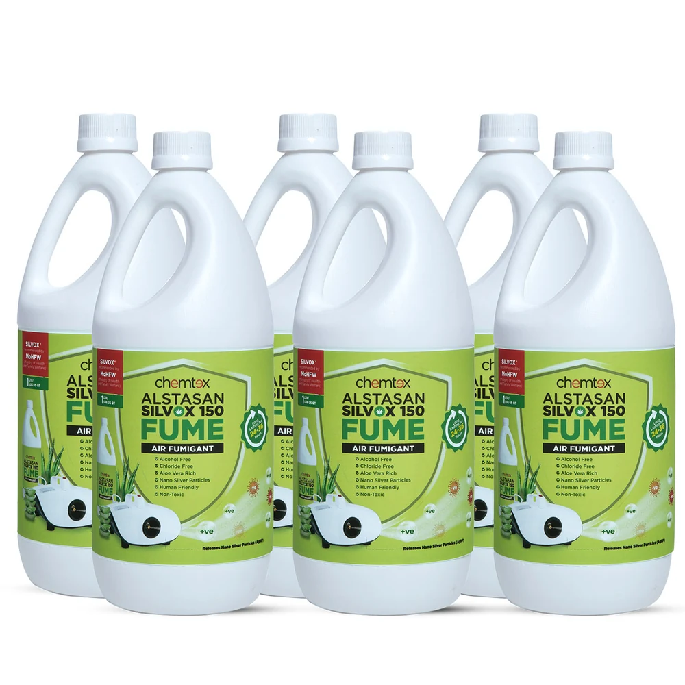 Alstasan Silvox 150 Fume — Indoor Air Sanitizer, 1L (Pack of 6)